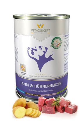 Koeramenüü Lamba- ja kanasüdamed